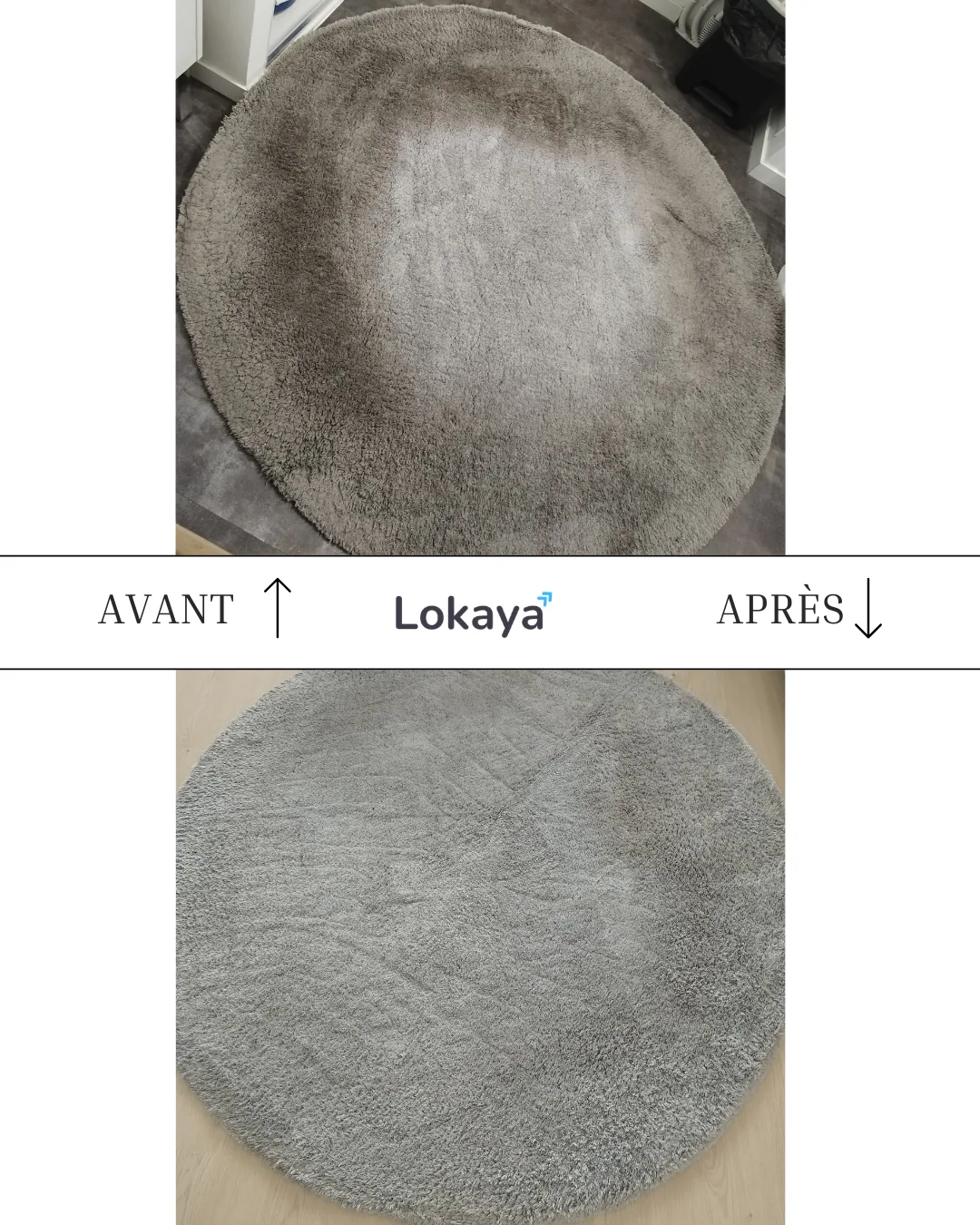 Nettoyage tapis à Saint-Amand-les-Eaux avant/apres