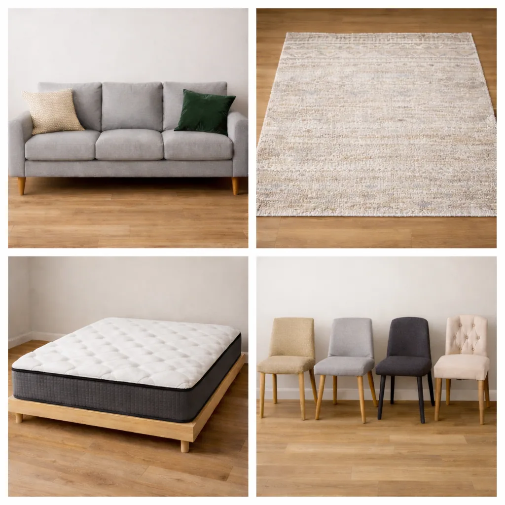 Canapé propre nettoyé professionnellement